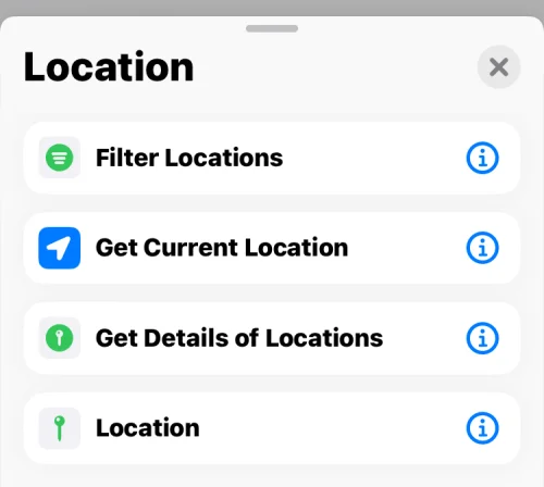 Parancsikonok létrehozása, szerkesztése és megosztása iPhone-on