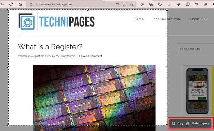 Microsoft Edge: Τρόπος λήψης και επεξεργασίας στιγμιότυπων οθόνης