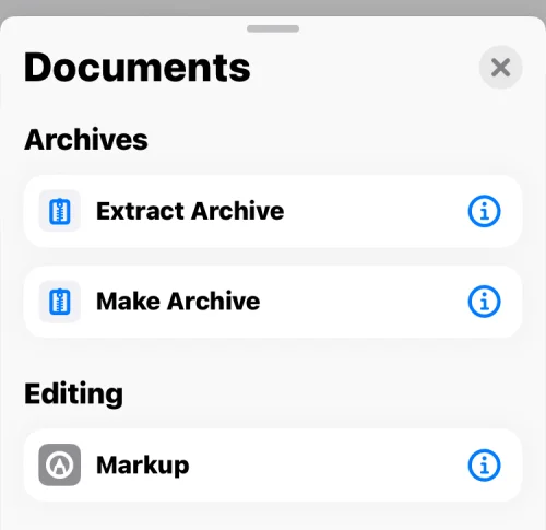 Parancsikonok létrehozása, szerkesztése és megosztása iPhone-on