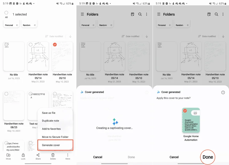 Jak používat Note Assist na Galaxy S24