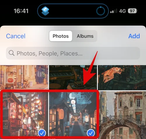 Hogyan helyezzünk el két képet egymás mellé az iPhone-on