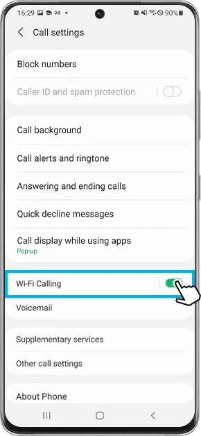 Jak vypnout WiFi volání na Androidu [Samsung, Oneplus a další]