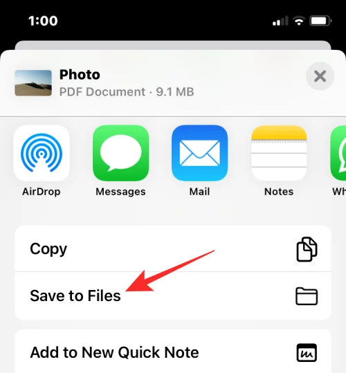 Як об’єднати кілька зображень у файл PDF на iPhone