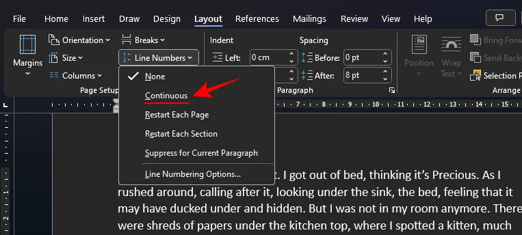 Как да номерирате редове, абзаци и изречения в MS Word [2023]