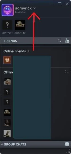 Jak se zobrazit jako offline ve službě Steam