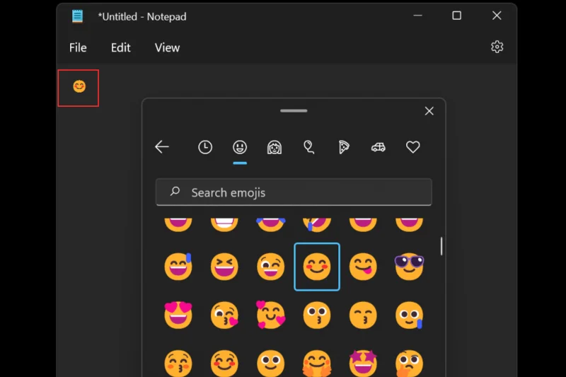 Jak používat Emojis ve Windows 11 pomocí klávesových zkratek