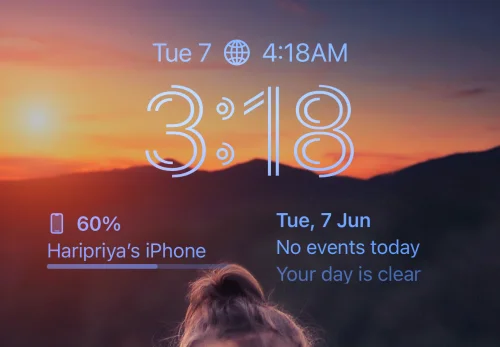 Slik endrer du klokkeskrift på iPhone på iOS 16