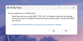 Як остаточно вимкнути Sticky Keys у Windows 11 [2023]