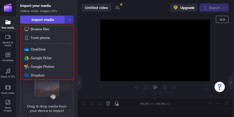 Přidat zvuk do Clipchamp: Průvodce krok za krokem