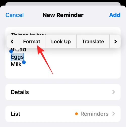 Hur man understryker text på iPhone