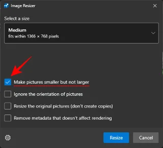 Jak hromadně změnit velikost obrázků pomocí PowerToys ve Windows