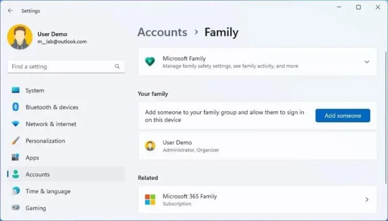 Slik viser du alle brukerkontoer på Windows 11