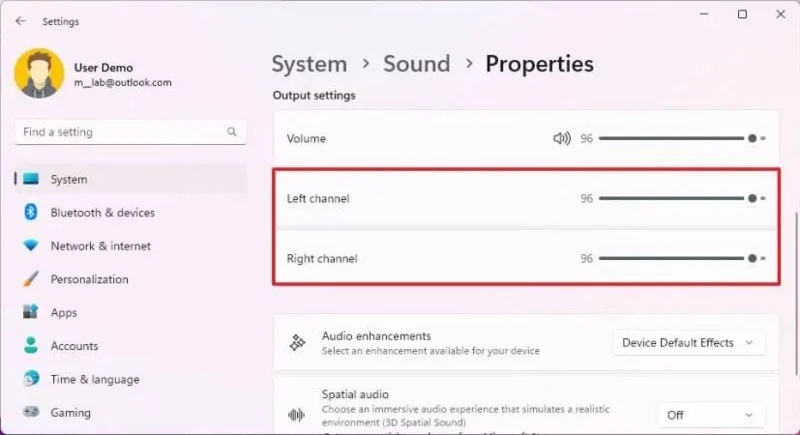 Як змінити рівні аудіобалансу в Windows 11