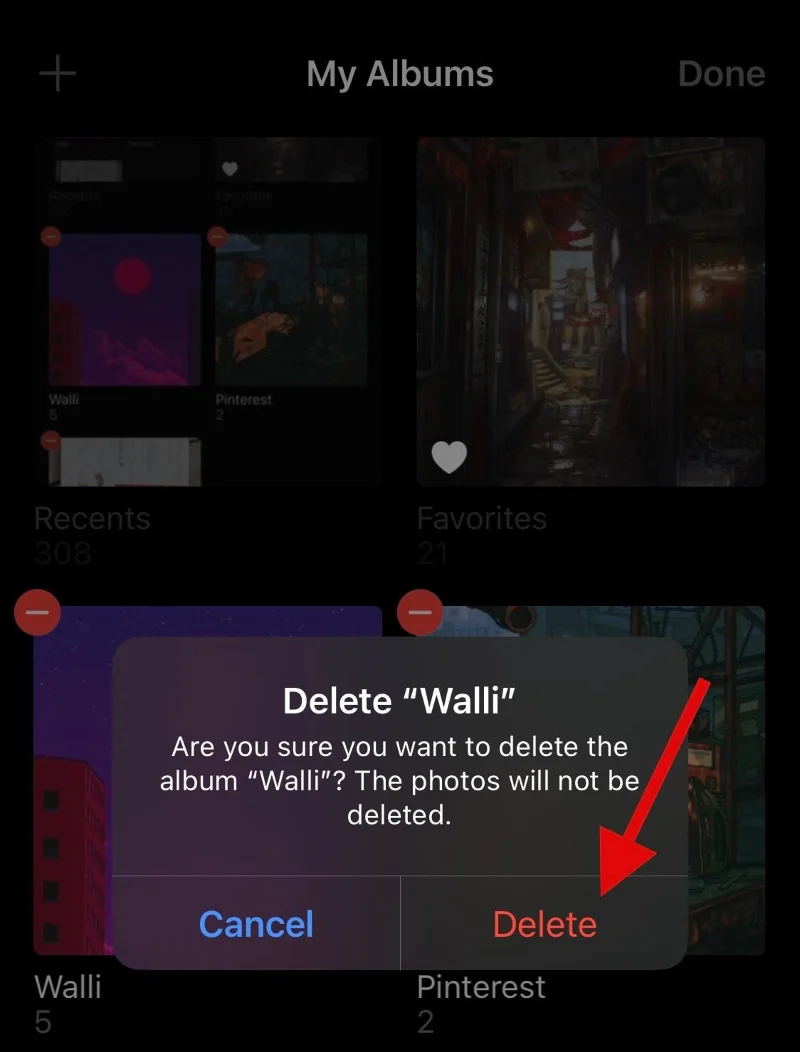 Slik sletter du tomme album på iPhone