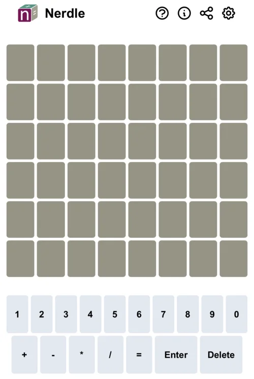 Jak hrát Nerdle na iPhone nebo Android jako aplikaci nebo na webu