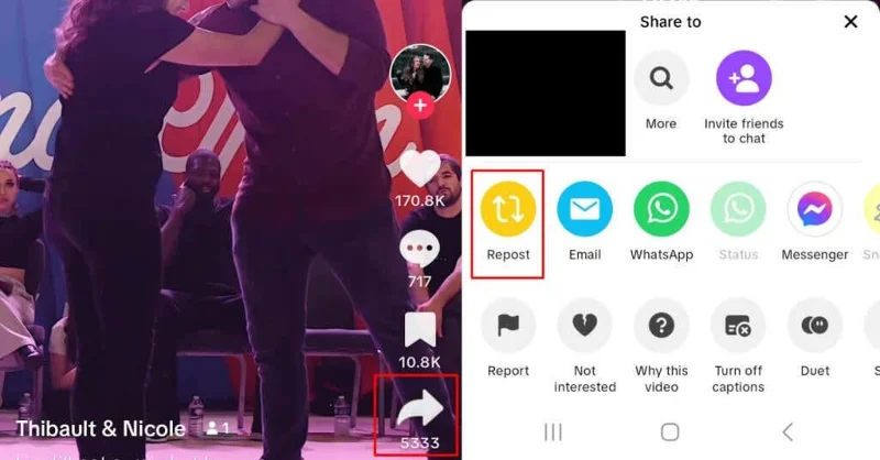 Как да отмените или изтриете повторна публикация в TikTok