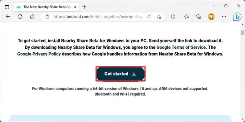 Як використовувати Google Nearby Share між Android і Windows 11