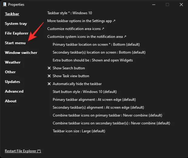 Az ajánlott eltávolítása a Windows 11 Start menüjéből