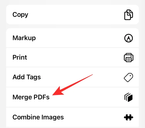 Hur man slår ihop PDF-filer på en iPhone med hjälp av appen Filer eller en genväg