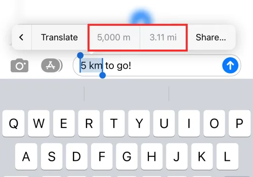 Як дуже швидко конвертувати показники на iPhone на iOS 16