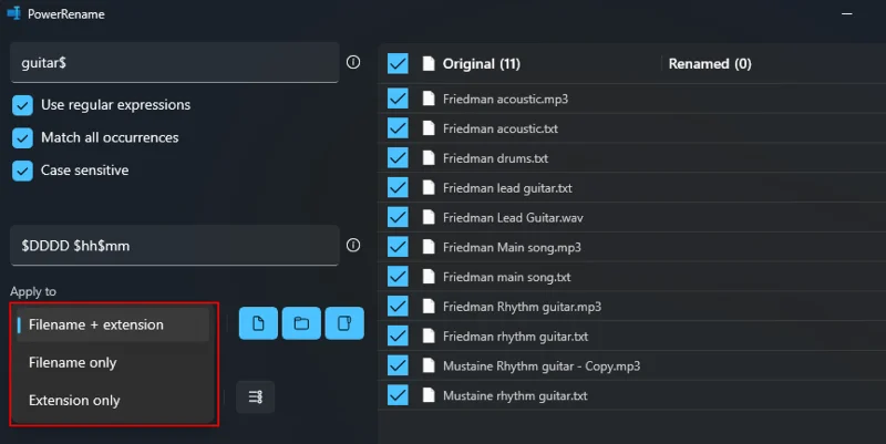 Windows PowerToys: Jak dávkově přejmenovat soubory a složky pomocí PowerRename