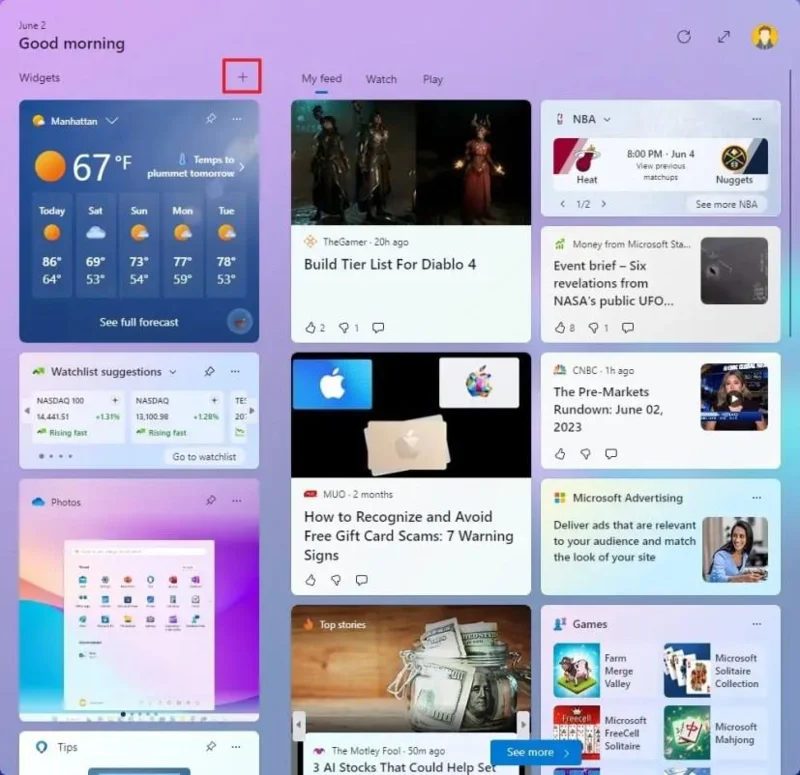 Як додати віджети CPU, GPU, RAM у Windows 11