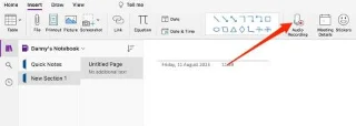 Jak nahrávat zvuk ve OneNotu