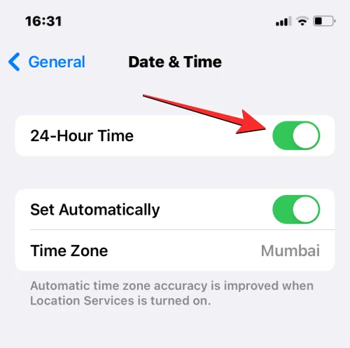 Jak změnit na vojenský čas na iPhone