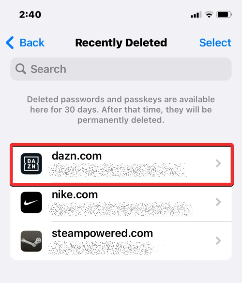 Slik gjenoppretter du slettede passord på iPhone på iOS 17