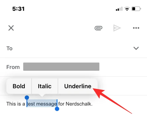 Hur man understryker text på iPhone