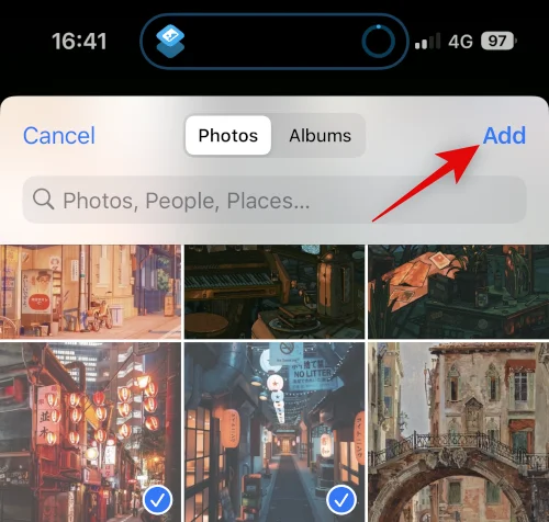 Hogyan helyezzünk el két képet egymás mellé az iPhone-on