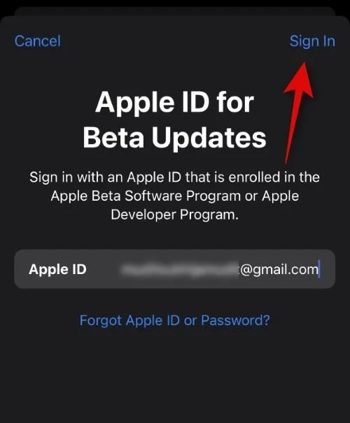 Hur man väljer ett annat Apple-ID för iOS Beta-uppdateringar