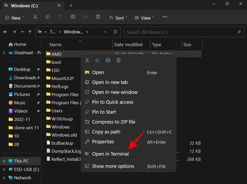 14 начина за отваряне на командния ред в Windows 11