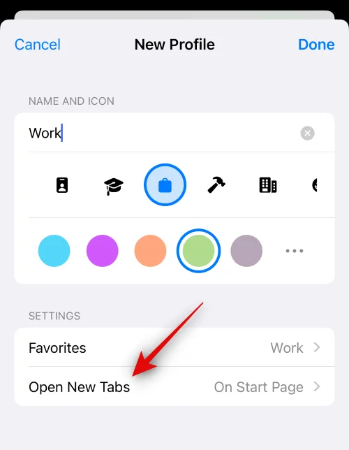 Safari-profilok létrehozása és használata iOS 17 rendszeren