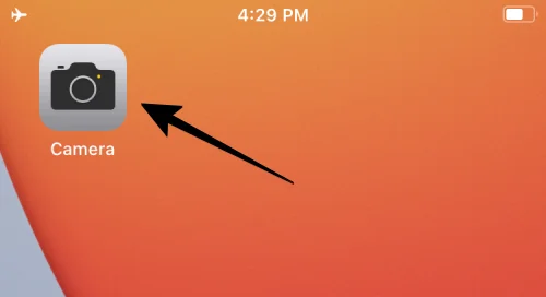 Időzítő beállítása iPhone kamerán