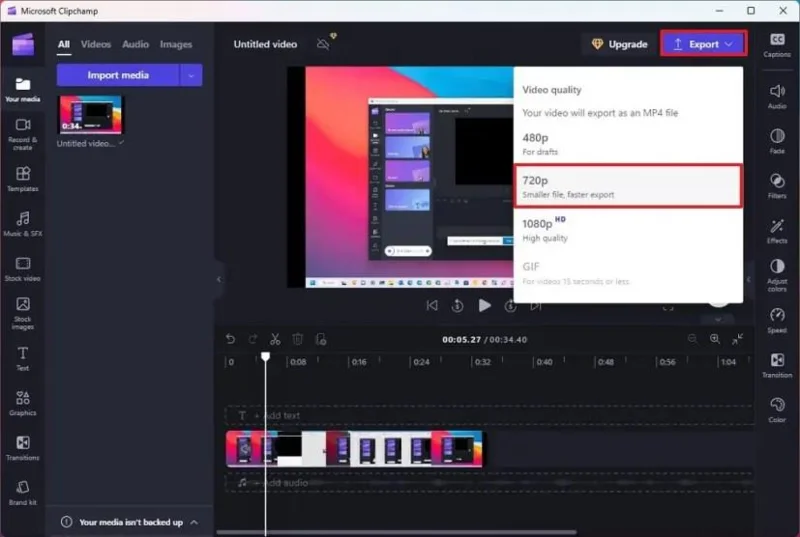 Як записувати екран за допомогою Clipchamp у Windows 11