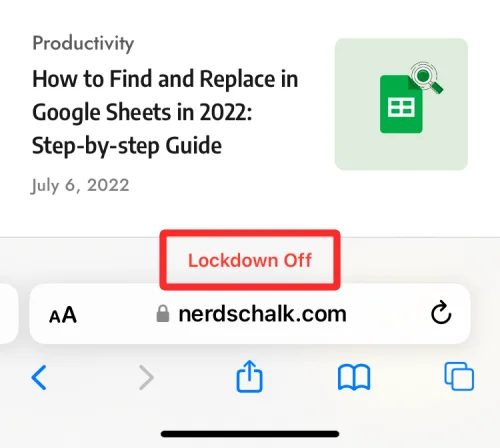 Як увімкнути режим блокування на iOS 16
