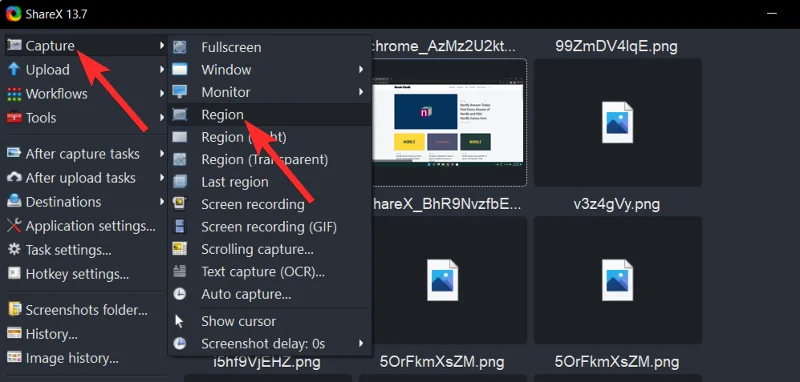 Jak používat ShareX k pořizování snímků obrazovky a záznamu obrazovky v systému Windows 11 nebo 10