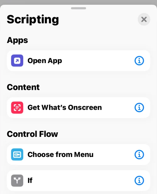 Parancsikonok létrehozása, szerkesztése és megosztása iPhone-on