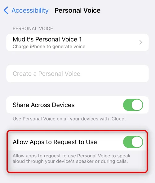 Er det trygt å bruke Personal Voice på iOS 17, og hvor er stemmen din lagret?
