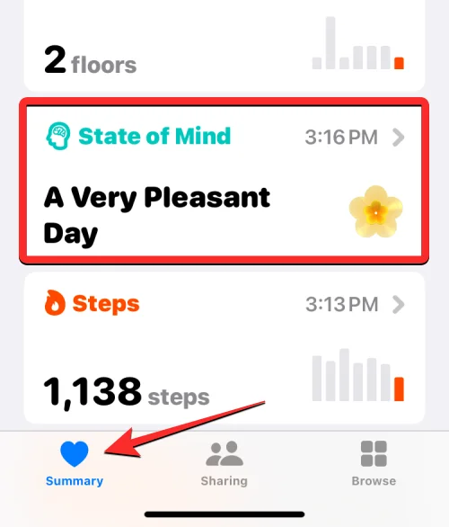 Hogyan naplózhatja lelkiállapotát az iOS 17 rendszerrel rendelkező iPhone Health alkalmazásban