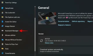 Jak zakázat klávesu klávesnice v systému Windows 11 pomocí PowerToys od společnosti Microsoft