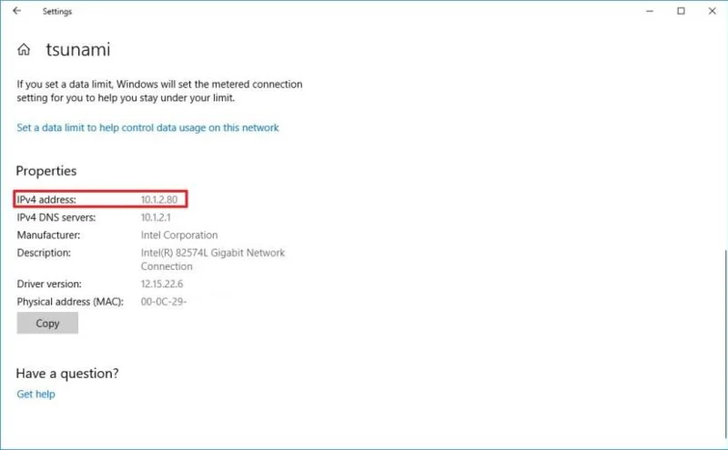 Як дізнатися свою IP-адресу в Windows 10