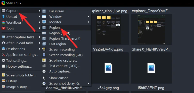 Jak používat ShareX k pořizování snímků obrazovky a záznamu obrazovky v systému Windows 11 nebo 10