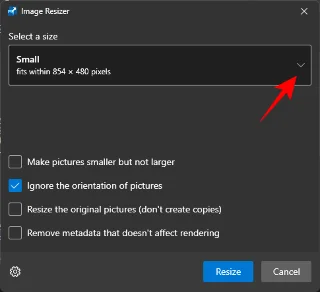 Jak hromadně změnit velikost obrázků pomocí PowerToys ve Windows