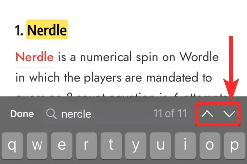 Hur man söker i ett dokument på iPhone: 7 sätt som förklaras