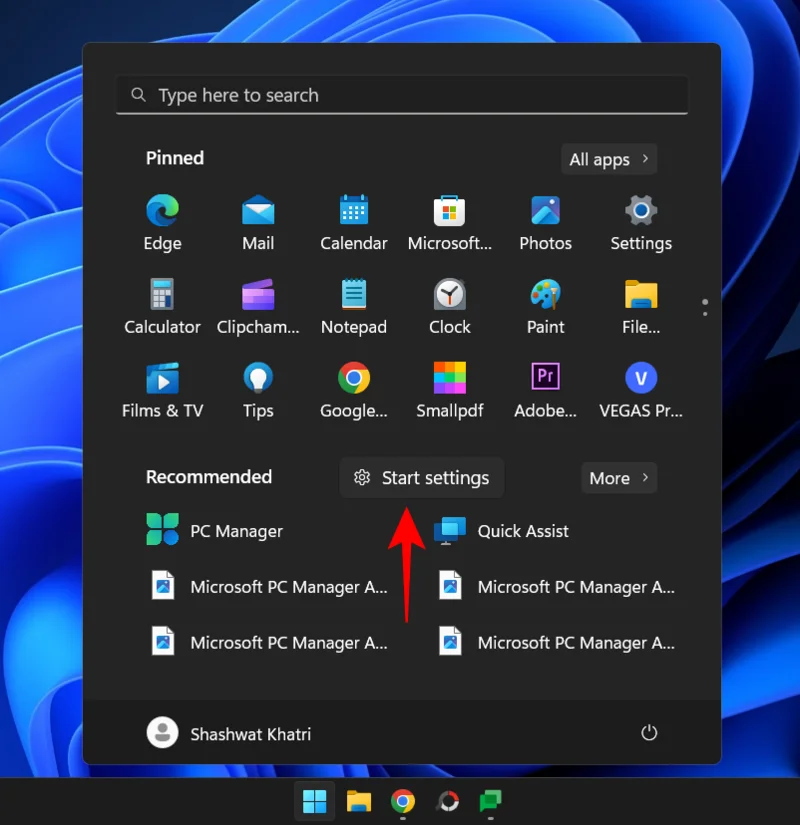 Як змінити макет меню «Пуск» у Windows 11