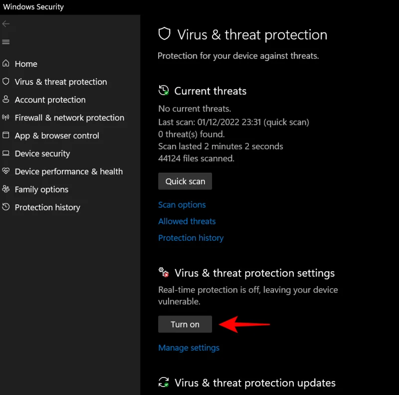 Hur man aktiverar Windows Defender i Windows 11