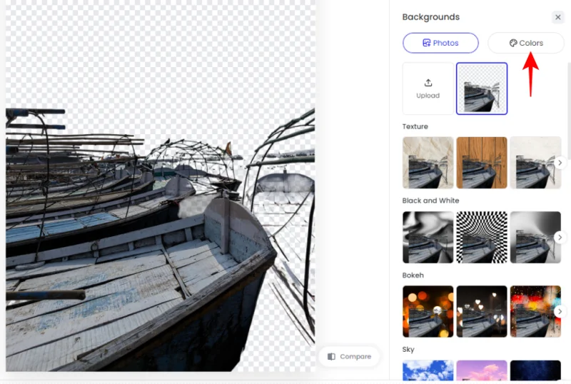 Hur man ändrar bakgrunden för en bild gratis på webben