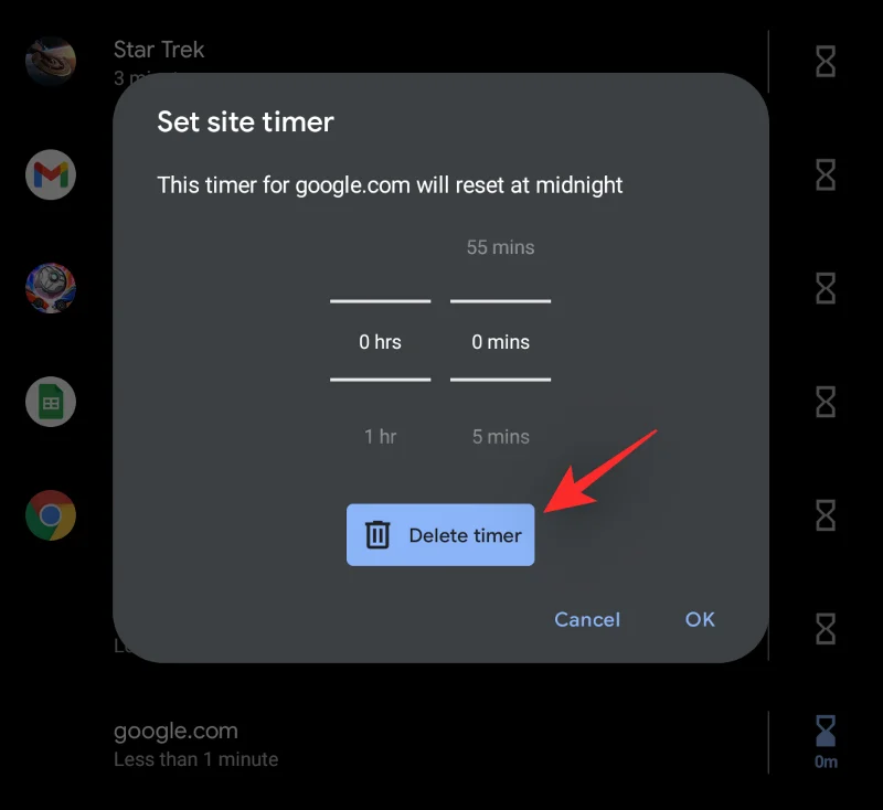 Webhely blokkolása Androidon a Digital Wellbeing és a Chrome használatával